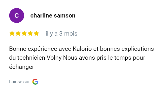 Donnez votre avis sur Google !